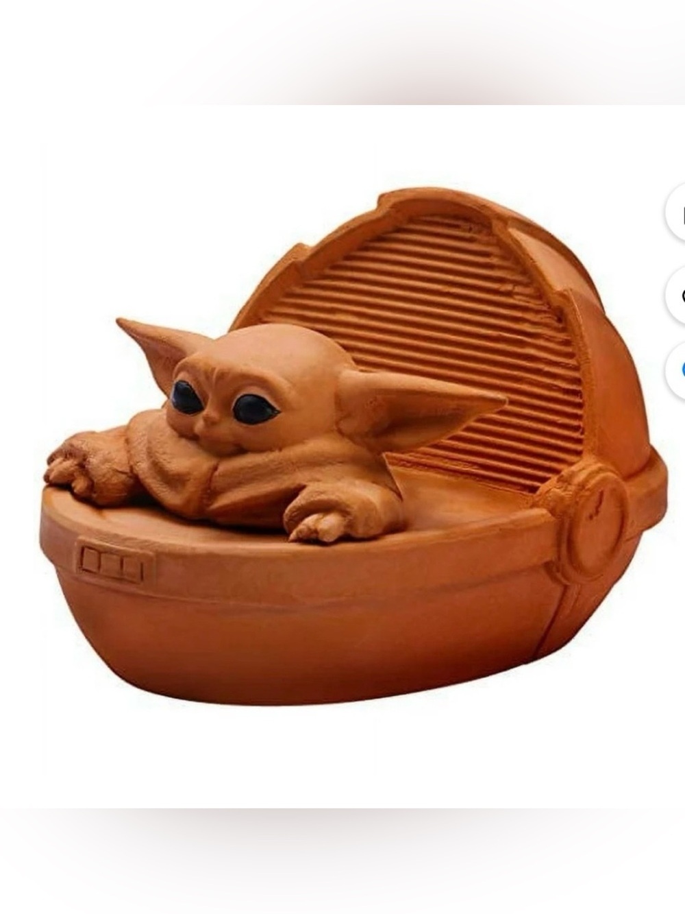 Chia Pet Star Wars The Mandalorian The Child Baby Yoda Decorative Planter NIB - Picture 3 of 4